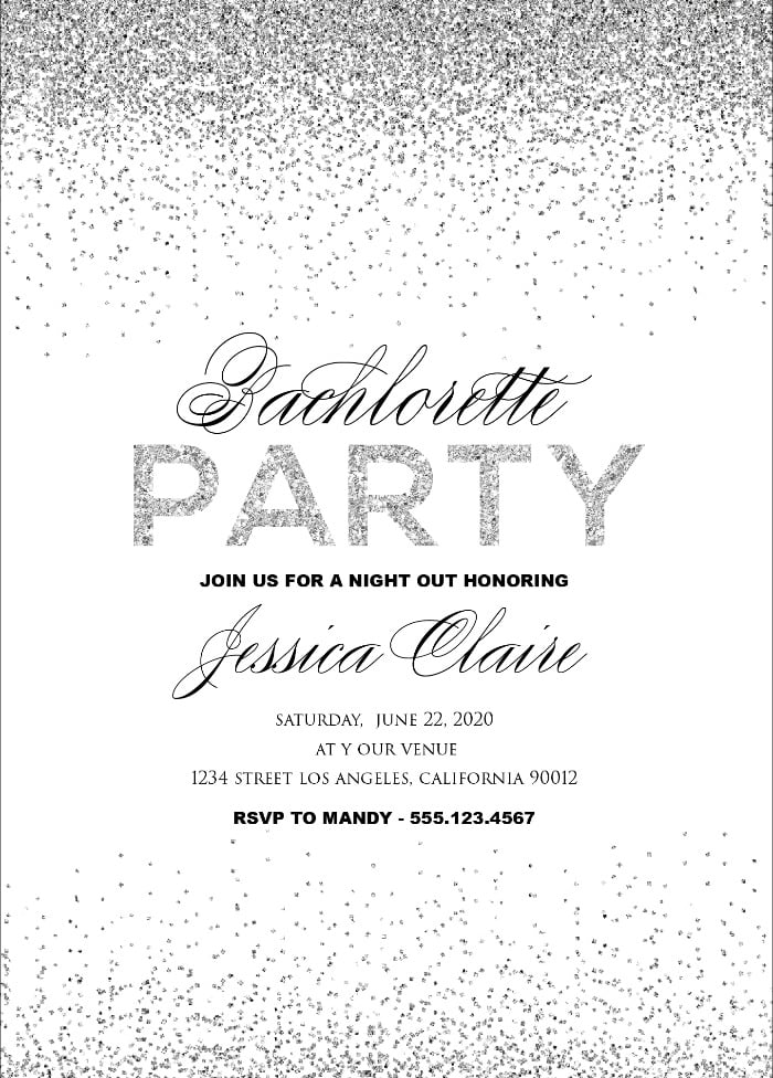 Free Printable Bachelorette Party Invitations