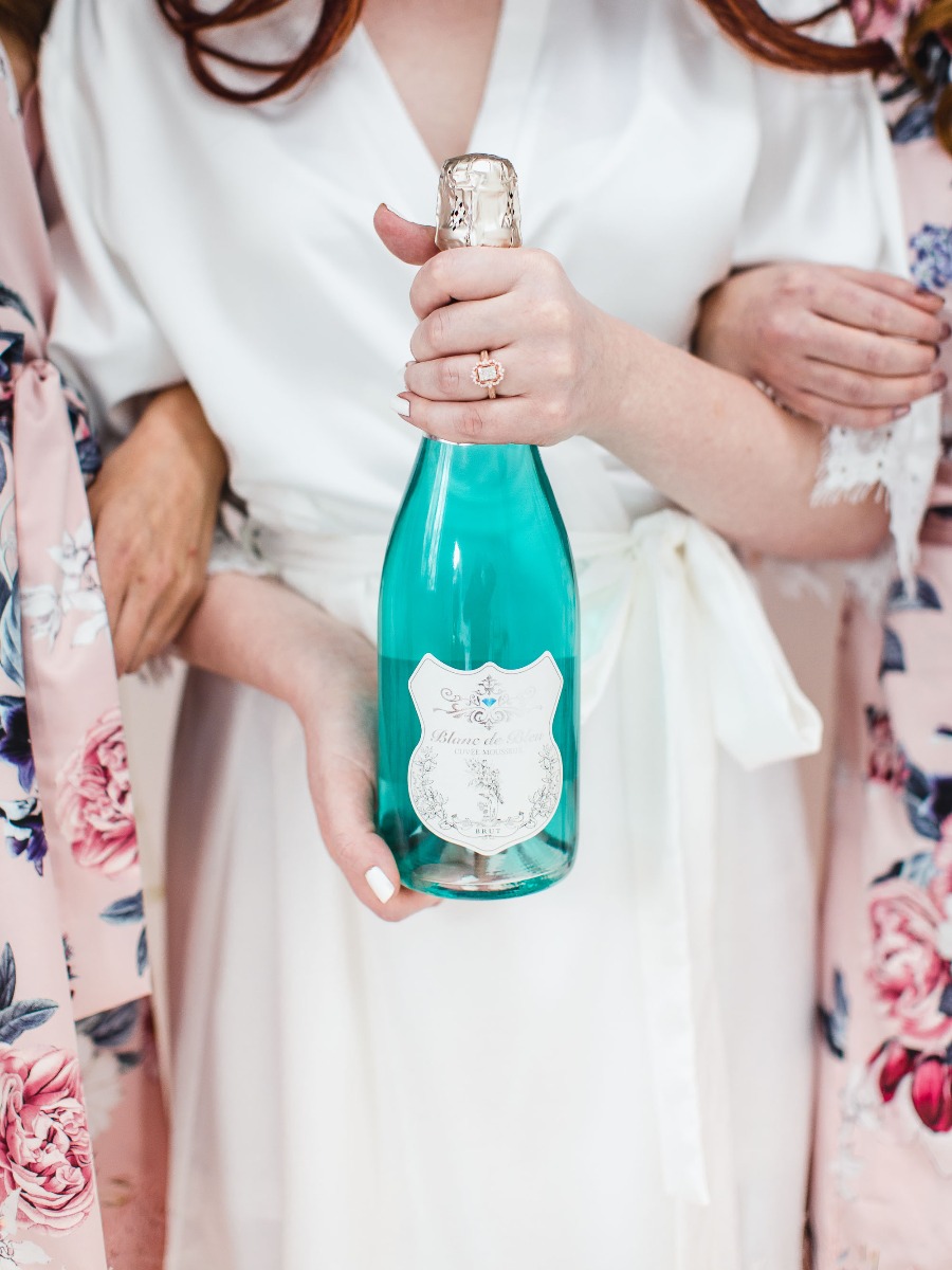 Wedding Trend Alert: Getting Ready Cocktail With Blanc de Bleu