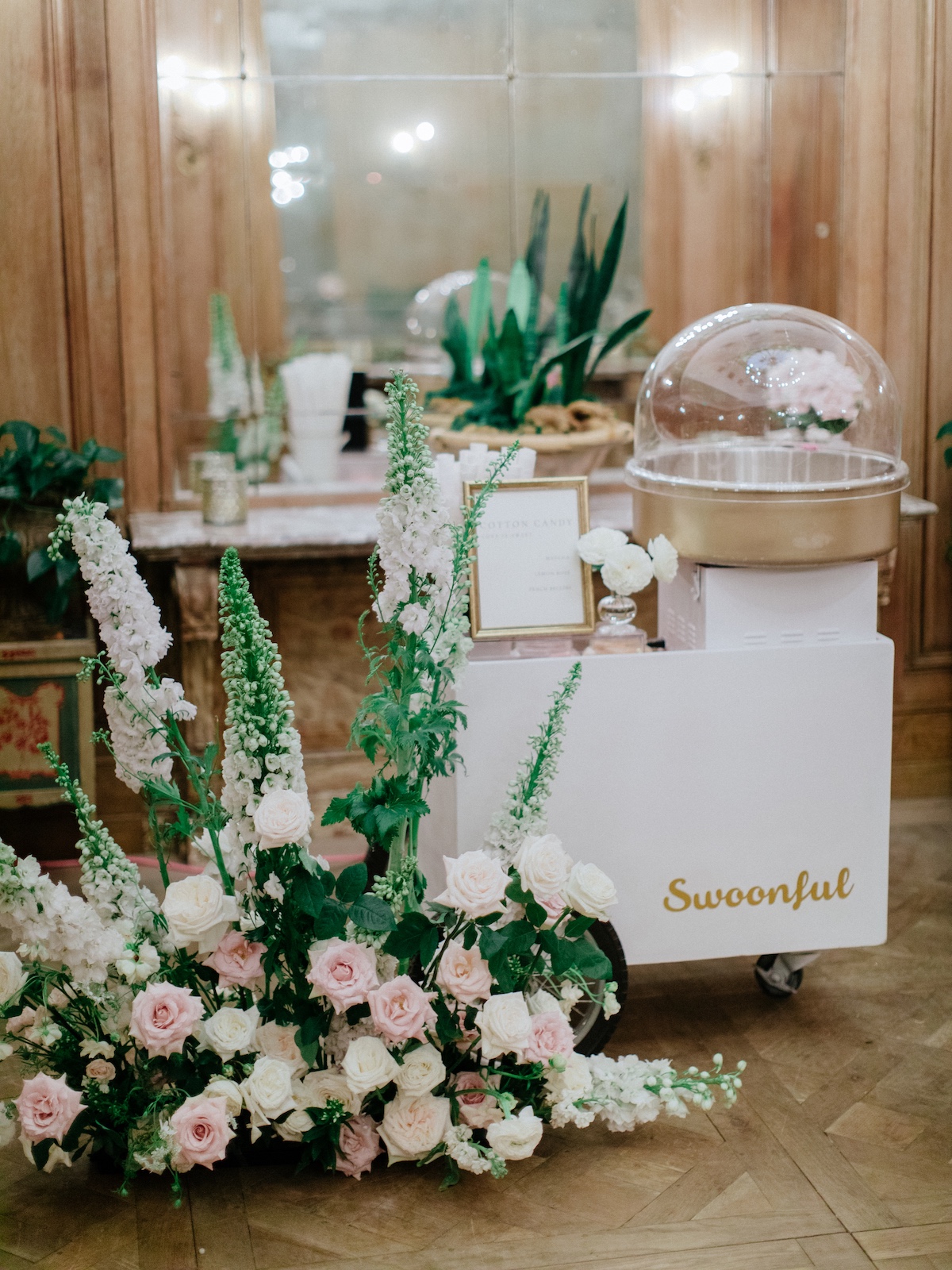 cotton candy cart for wedding