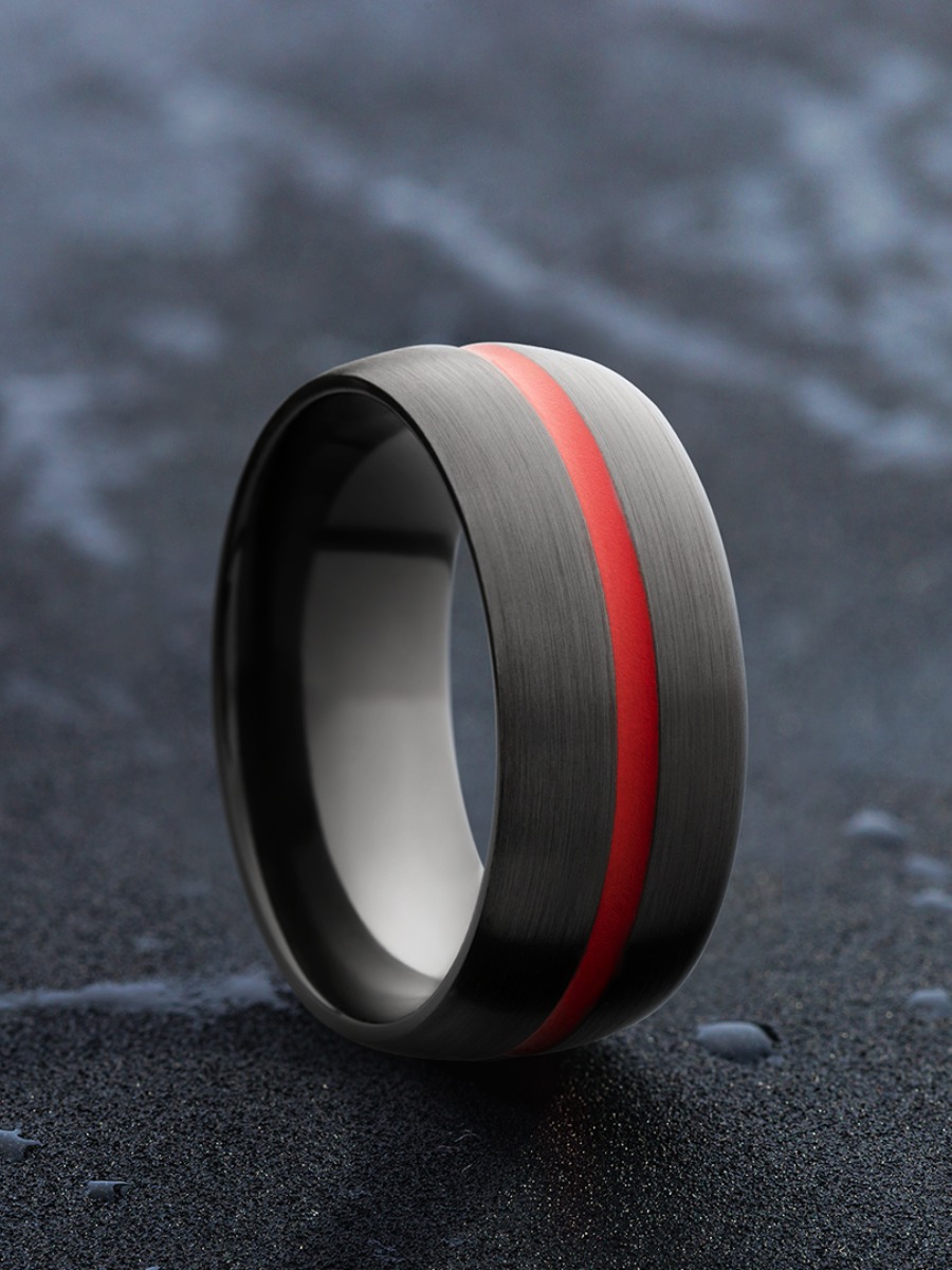 How to Add Some Color to Your Guy’s Wedding Band