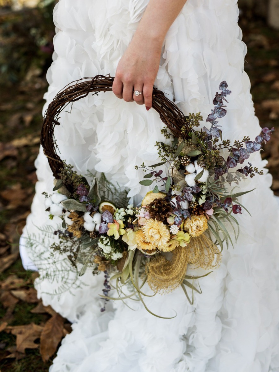 How To Make Your Own Hoop Bouquet