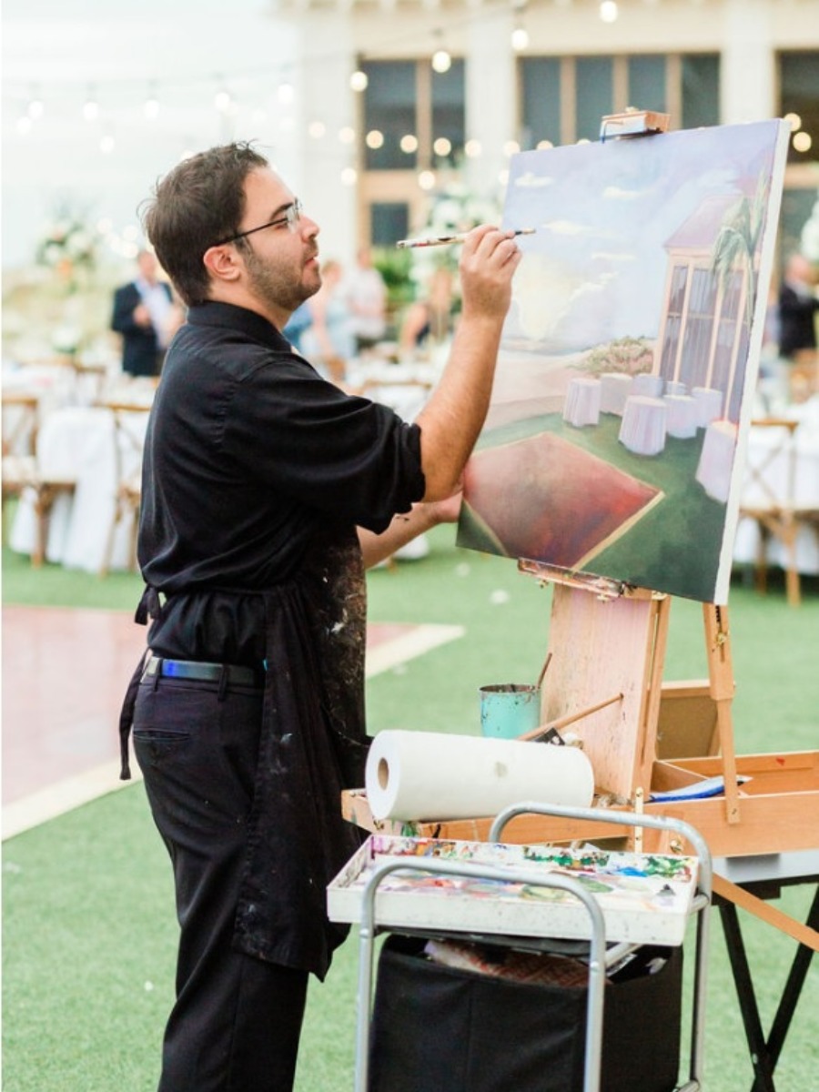What Is Live Wedding Painting?
