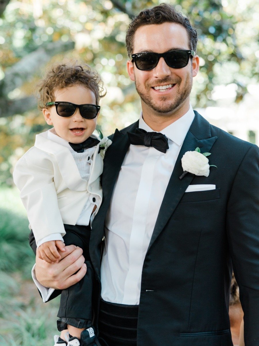 This couple's son stole the show at this charming Charleston wedding 