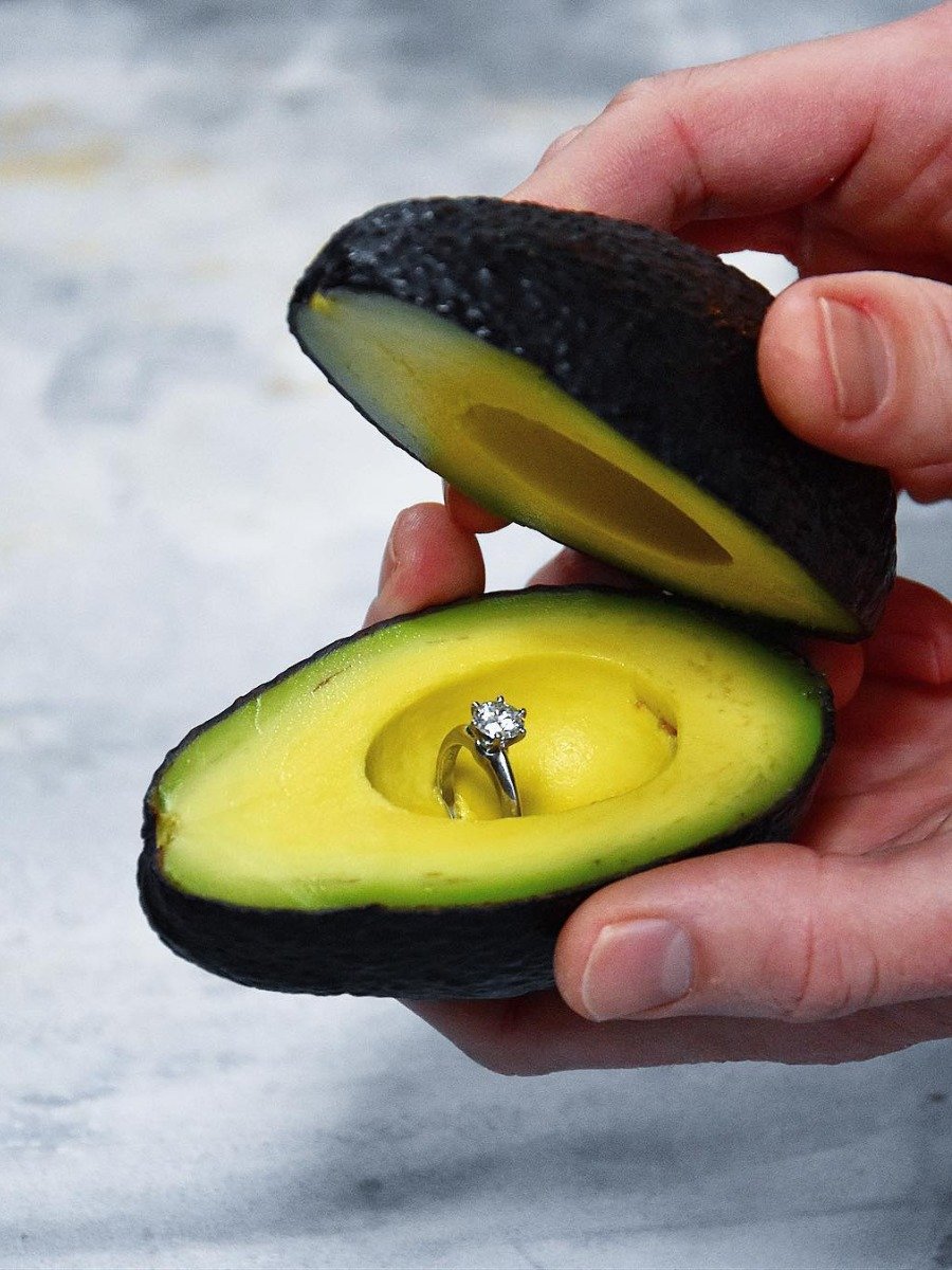 Popping the Question With an Avocado Is Now a Thing